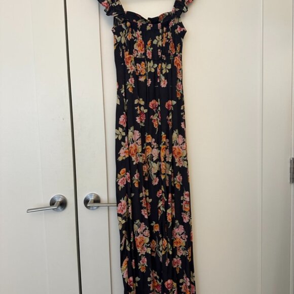 Flynn Skye Bardot Maxi Dress Floral Print Size S - Picture 10 of 12